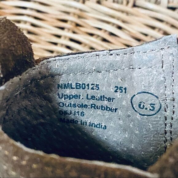 Naughty Monkey brown suede leather ankle boots 6.5 - Picture 7 of 9